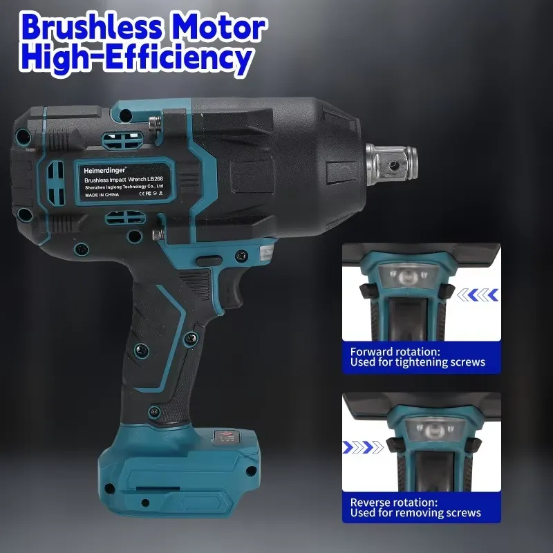 Аккумуляторный бесщеточный уда – обзор и цена Torque Wrench